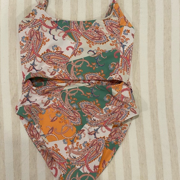 Skatie Multicolor Paisley One Piece Swimsuit - Picture 8 of 11